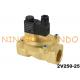 Fluid Control Brass Solenoid Valve 2V250-25 1'' 2/2 Way 24V 220V