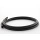 Black EN 853 1SN High Pressure Hydraulic Hose in Smooth Surface