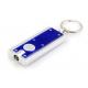 Plastic Material LED Emergency Flashlight , Inner Battery Mini LED Flashlight