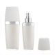 Custom Cosmetic Serum Packaging 80ml Unique Shape White Acrylic Lotion Bottle
