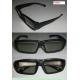 Anti-Scratch Plastic Circular Polarized 3D Glasses For Cinema OEM / ODM