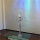 Tall Candle Holder Glass 9 Arm Crystal Candelabra For Wedding Centerpiece
