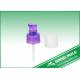 24/410 Plastic Purple Cream Pump Dispensers with Cap For Face Care