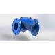 Epoxy coated 40 Degree Incline Angle check Valve With Nylon Reinforcement Disc