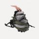 Wear resistant Solar Powered Backpack with breathable S shaped shoulder straps