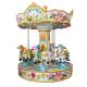 6 Players Amusement Park Carousel Rides Coin Operated Kids Arcade Game Machine