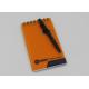 Small Stationery Recycled Paper Notebook / Journal With Plastic PP Cover