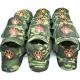 Green Mesh Trucker Hat Custom 6 Panel Gorra Trucker Cap With Embroidery Logo