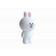 Large 3D Cony Silicone Pencil Case Creative Animal Pencil Bags For Storage