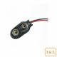 2.1 x 5.5mm Male DC Power Plug to 9V Battery Clip Adapter Cable