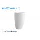 Modern Design Bathroom Pedestal Basins White Color With Compact Structure