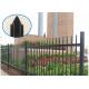Eco Friendly Black Steel Fence Rust Resistance Without Flaking / Fading