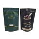 OEM Custom Printed Coffee Bags Plastic Packaging Bags Stand Up Coffee Bags With Resealable Zipper