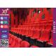 Fabric Upholstered Folding Theater Seats Returning Seat By Gravity No Noise