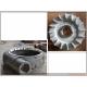 Aier Slurry Pump Parts Centrifugal Pump Impeller Anti Wear A05 / A49 / Cr26 / Cr27 Material