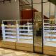3mm Thick Wood Optical Shop Display Cabinets Showroom Luxury Style