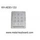 Rear Panel Mount Access Control Keypad USB Connector 12 Flat Buttons CE Approval