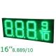 RS485 5000mcd 24in Led Gas Price Display Iron Cabinet