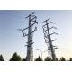 500KV Galvanized Electrical Power Pole Transmission Line Steel Tower Poles Polygonal