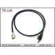 Zinc IP67 waterproof RJ45 male to female CAT6A industrial network cable