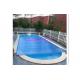 Above Ground Pool / Swimming Pool Control System Transparent Blue PVC Material Cover