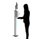 0.5m Contactless Hand Sanitizer Dispenser Temperature Screening Kiosk
