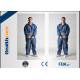 Type 5 / 6 Disposable Protective Coveralls , Chemical Resistant Coveralls Disposable