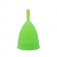 Silicone Lady Menstrual Cup OEM Customize Logo Colorful Foldable Reusable