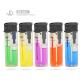 Plastic Soft Flame Gas Cigar Refill Electric Electronic Smoking Lighter with Wind Cap