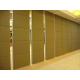 Hotel Leather Surface Acoustic Room Dividers , Panel Thickness 65 mm