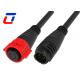 7 Pin 5A Push Lock Wire To Board Cable Connectors Waterproof Molded With Cable M19