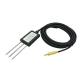 High Accuracy Soil Temperature Humidity Sensor DC12V 24V Output for Salinity Measurement