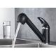 Deck Mounted Pull Out Bathroom Basin Faucets 2 Way Cold And Hot Water ROVATE