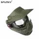 Tactical Protective Paintball Face Mask With Single Layer Anti Fog Lens