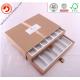 New style high end custom cometic box with silk and foam  ex factory price
