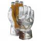 Flexible Cowhide Leather Firefighting Proximity Gloves Tear Resistance