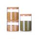2L 2.5L 3.5L Blown Wide Mouth Glass Jars , Ball Wide Mouth Canning Jars