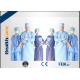 SMS Disposable Surgical Scrubs , Disposable Medical Workwear Short Sleeves