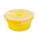 Warmer Food Grade High Quality Factional Silicone Circle Lunch Box Fresh Container For Food & Soup