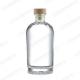 Transparent 750ML Custom Label Flint Empty Bottles Glass Spirits Large Spirit Bottle for Beverage