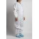 breathable Waterproof Disposable Protective Coverall Soft Hand Feeling Prevent Pollution