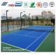 Shock Absorption Tennis Court Synthetic Flooring Waterproof Resilient