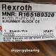 Rexroth R165189320 Steel Material Flange Type Standard Length Standard Height Runner Block