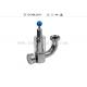 316L Pressure Safety Valve With Pressure Guage exhaust valve with glass window