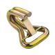 High Quality New Style Factory Safety Cargo Gold Welding J Swan Hoist hook for Tie Down