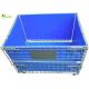 Stacking Turnover Container Warehouse Shelves Storage Metal Pallet Bins Crates