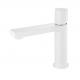 CONNE White Single Hole Bathroom Faucet 25mm Ceramic Cartridge Laundry Basin Taps