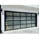 Soundproof Aluminum Alloy Sectional Door with Double Glazing Glass and Powder Coating Surface