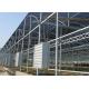 Hot Dip Galvanized Steel Greenhouse Venlo Type For Farming Planting