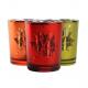 Christmas Color Glass Candle Holder Tealight Mercury Votive Candle Holders